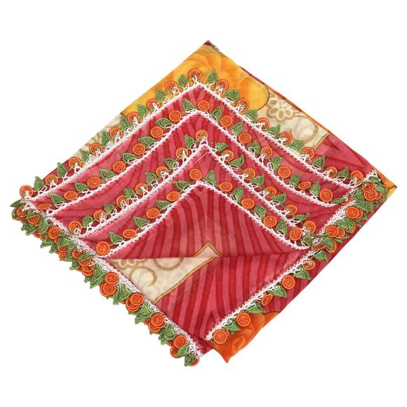 other Accessories - Tulbent Scarf Handmade Crochet Detailing NWOT